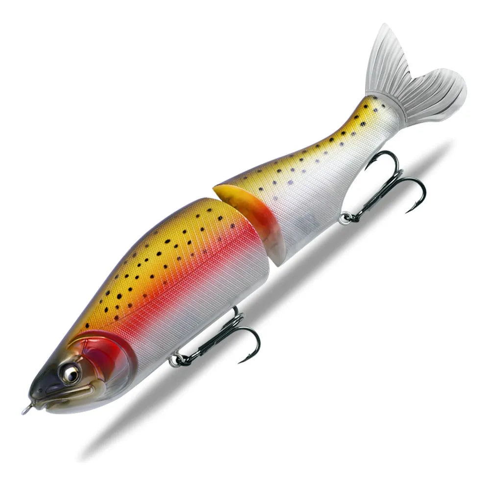 185mm soft plastic fishing bait in realistic fish design for bass fishing