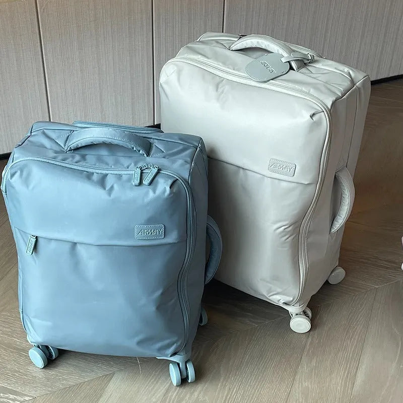 Ultra-light waterproof Oxford cloth suitcase with universal wheels in a choice of colours