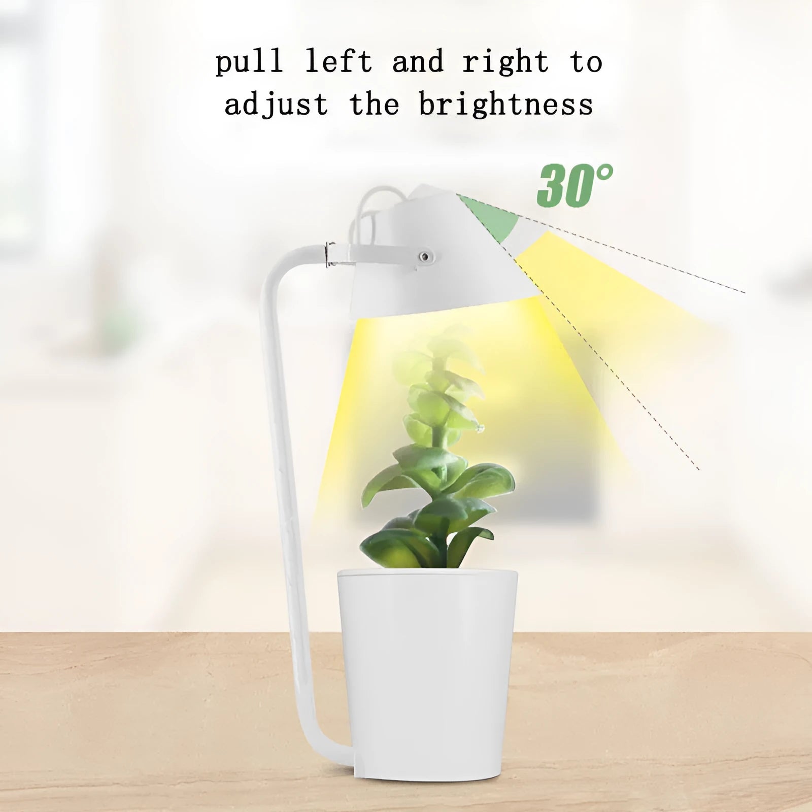 White plastic desktop hydroponic container for soilless plant cultivation