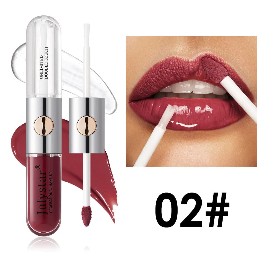 Women's lasting lip gloss in 6ml size with nine colour shade options