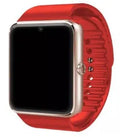 Smart watch with 1.54-inch touchscreen and silicone strap on a wrist