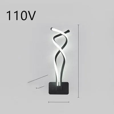 Minimalist Nordic-style LED wall lamp mounted on a wall, shown in a black finish with a soft glow.