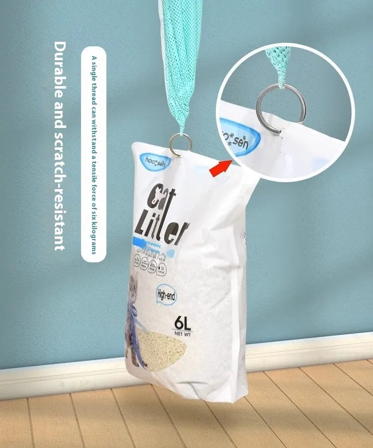 Upgraded fifth-generation cat grooming bag in grey, green, or pink and white detachable design.