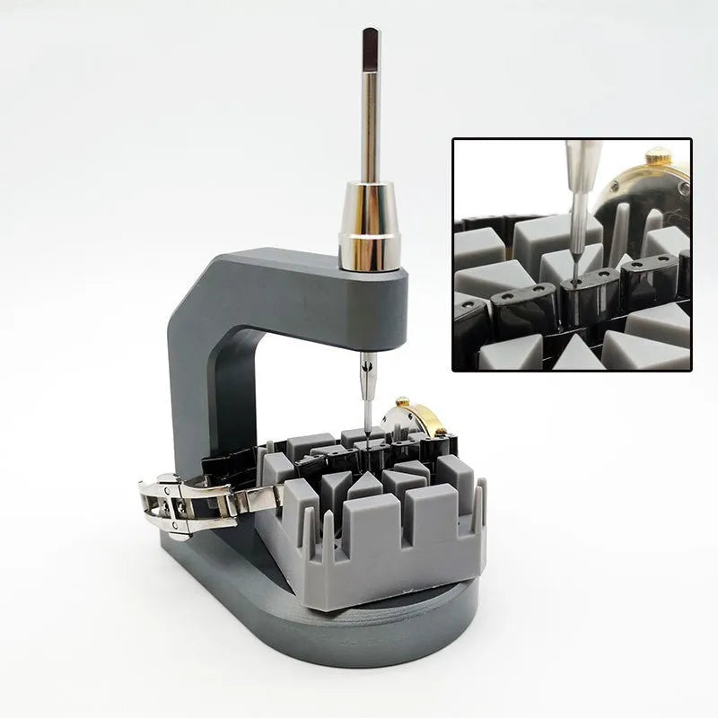 Silver tool steel professional strap removal tool for watch and jewellery repair