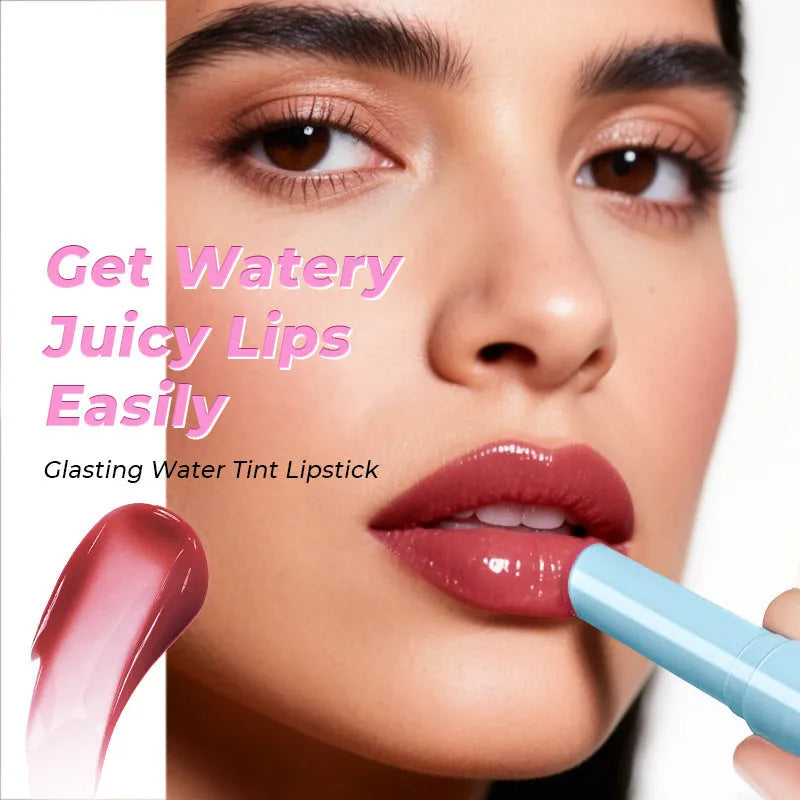 Waterproof and moisturising lipstick tube in one of six available shades.