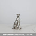 Leopard resin craft ornament in American Leopard colour for home decoration