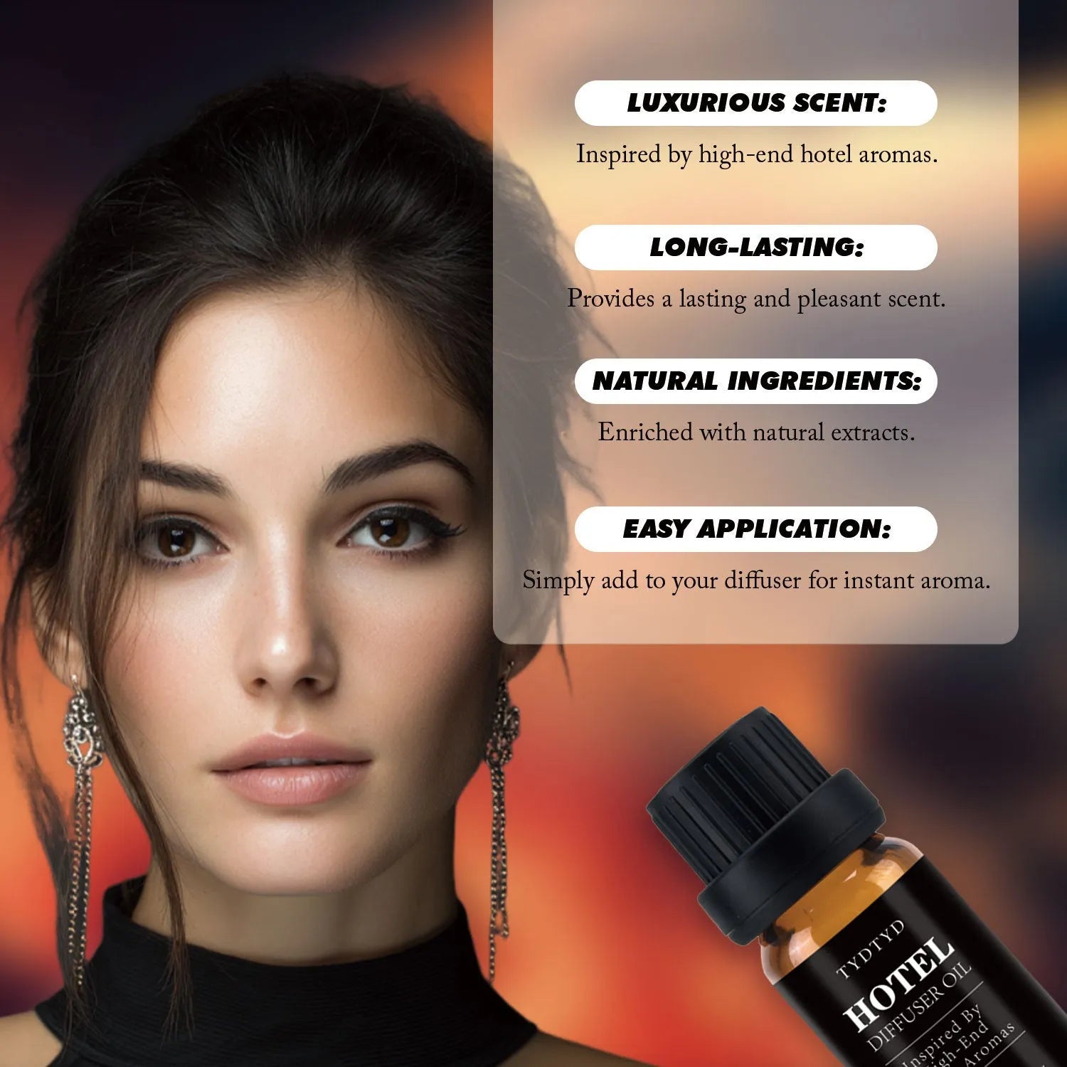 10ml natural plant fragrance essential oil bottle with standard specification packaging