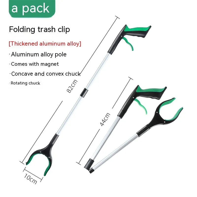 Blue trash folder artifact sewer pliers cable management tool with plastic and aluminum alloy construction