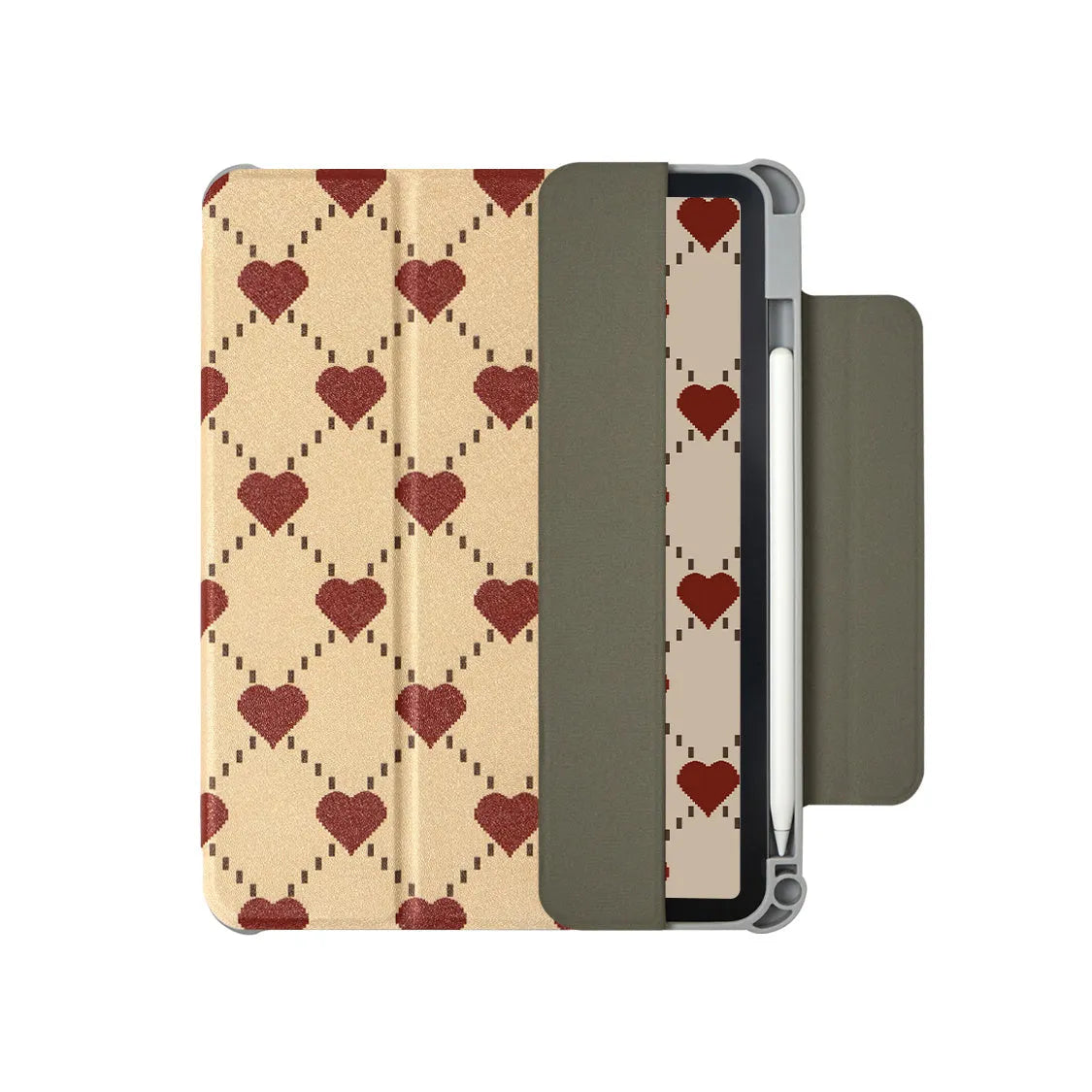 iPad Air 5 and Air 4 protective case with magnetic attachment system in polyurethane construction