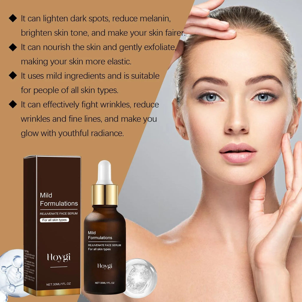 30ml facial essence bottle with arbutin collagen vitamin C formula for skin hydration