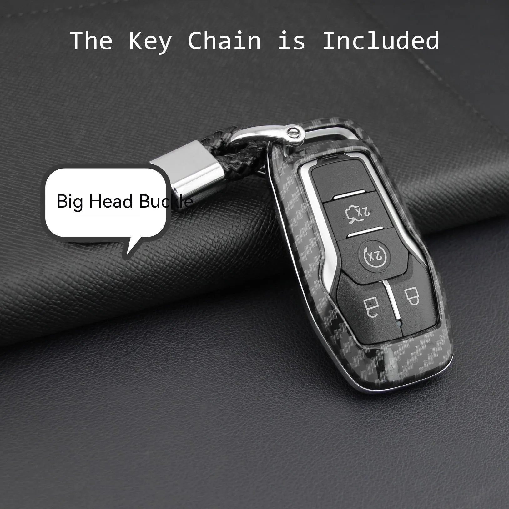 Plastic remote control protective shell for a car key shown in two variants: single shell and single shell with buckle.