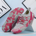 Quick-drying mesh wading shoes with lace-up front and rubber non-slip soles