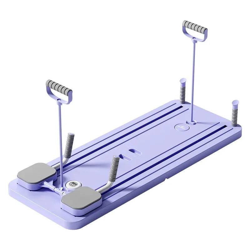 Standard purple automatic rebound abdominal wheel fitness equipment for home use