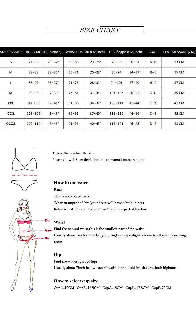 Sexy three-piece backless push-up bikini set in white with matching skirt