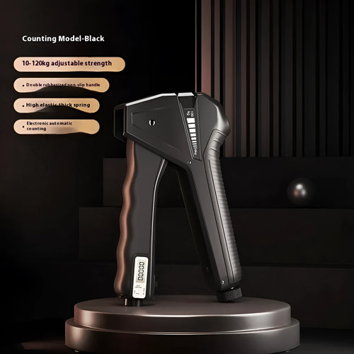 Adjustable hand gripper with mechanical counter display in multiple colour options
