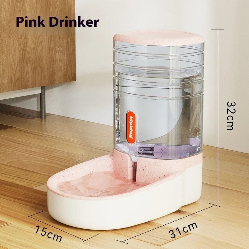 Second generation 3.8L automatic pet water fountain in grey blue pink or green for cats and dogs