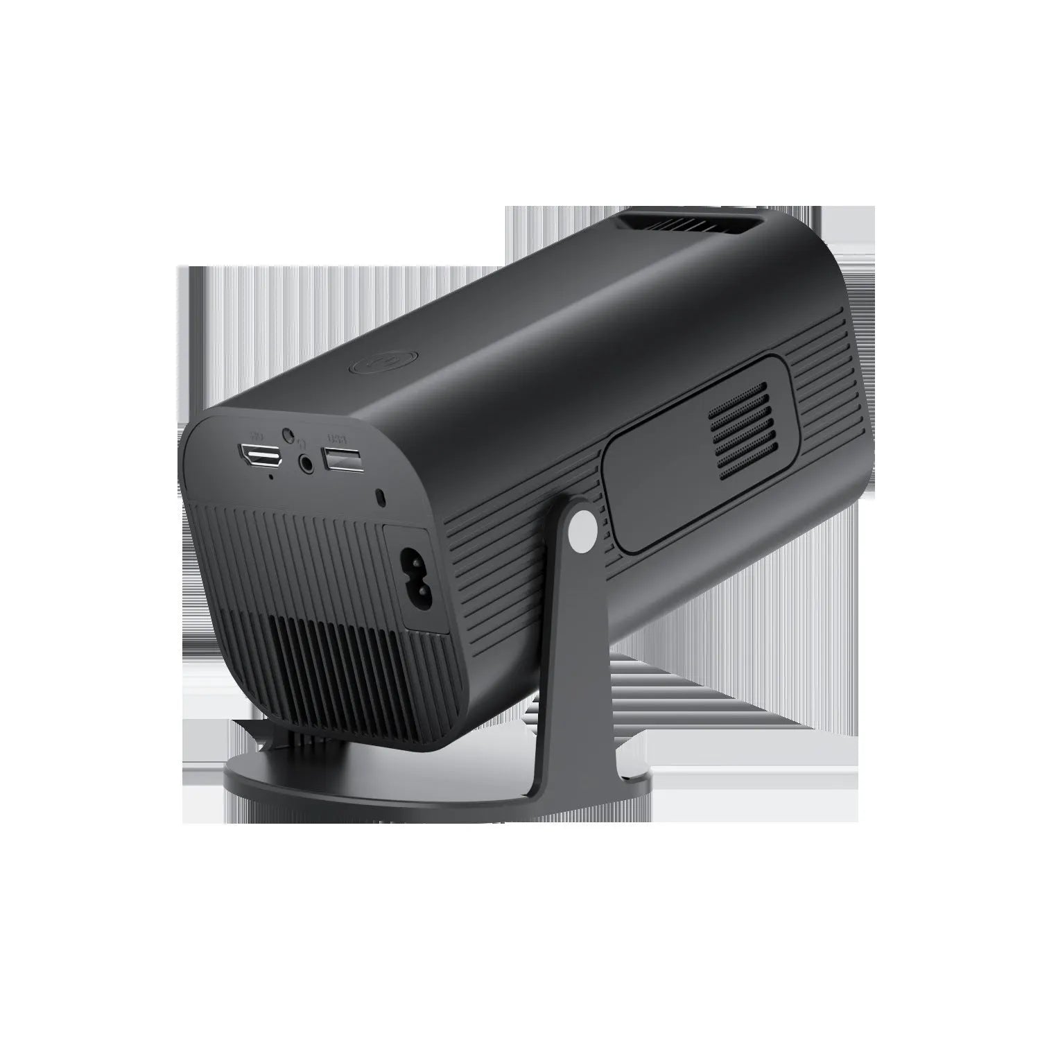 P330 mini projector in black or white with remote control and power cord