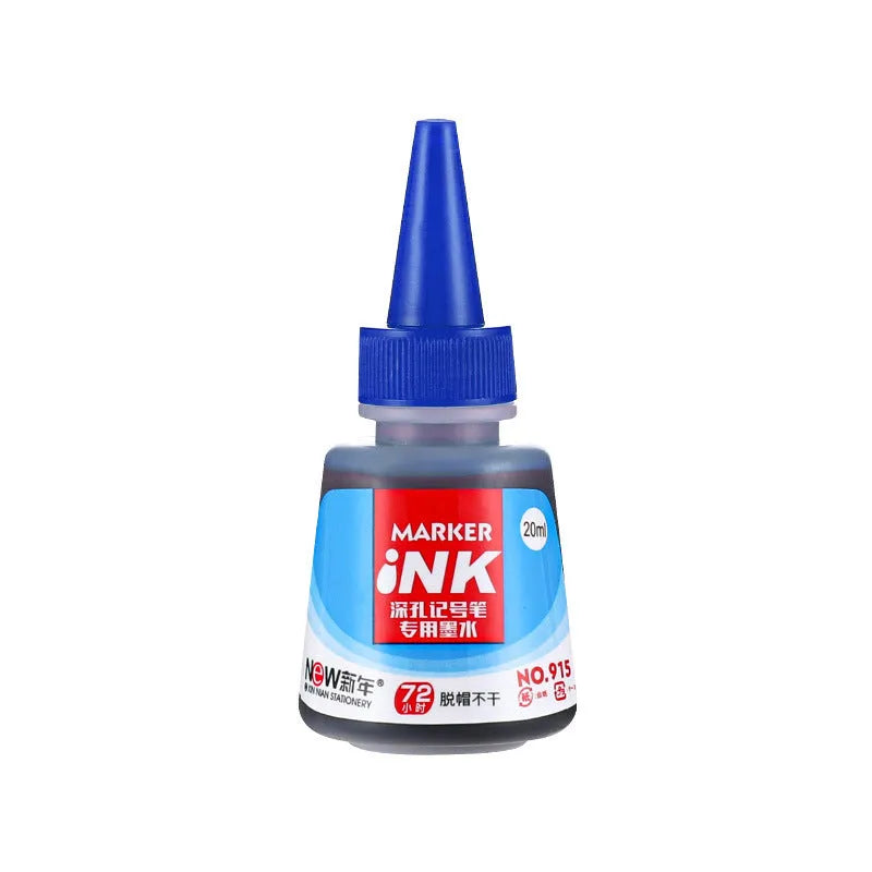 15.2cm quick-dry oil marker pen in black, red, blue and green ink colours for waterproof industrial marking