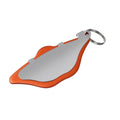 Mountain bike brake linings with scratch-proof disc in black and orange colour options