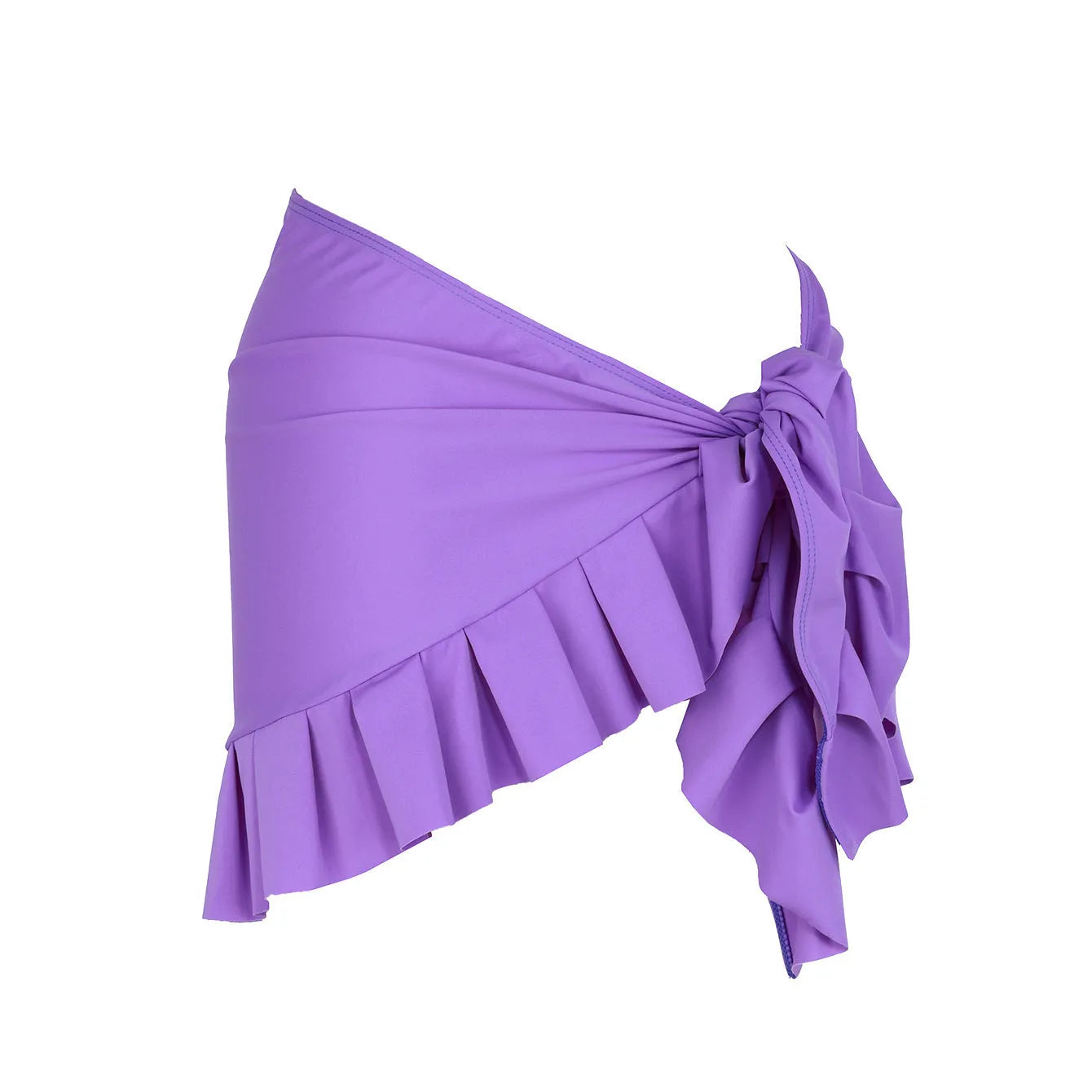 Single-shoulder suspender tube top one-piece swimsuit for women with high-waist design