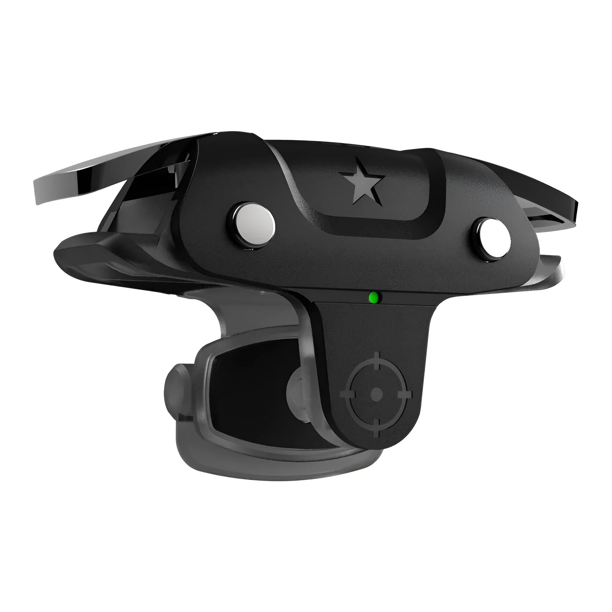 Black F5 wired game controller for mobile phones with compact handheld design
