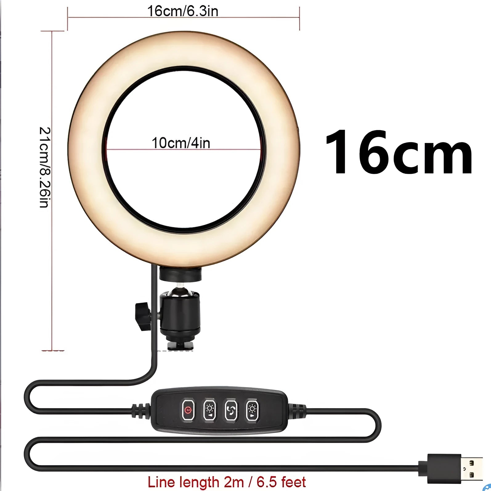 Adjustable live phone stand extended to maximum height with smartphone mounted