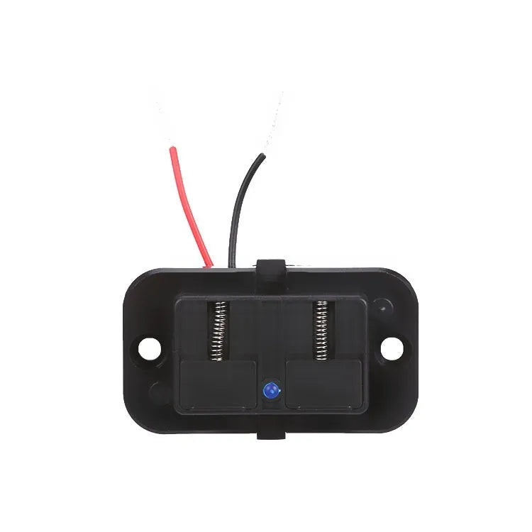 Black QC3.0 and PD3.0 modified car charger with TYPE-C port for 36W fast charging in vehicles.