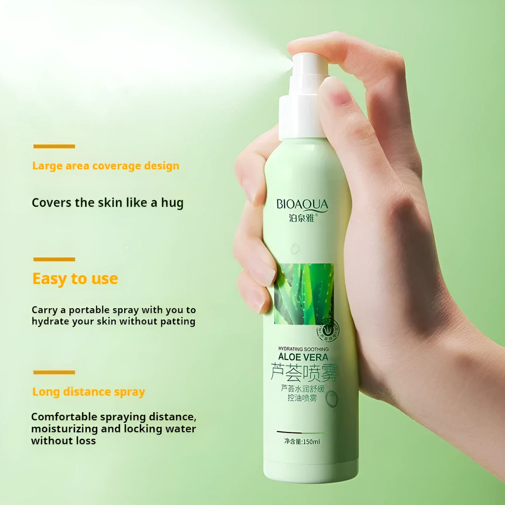 150ml bottle of fine mist refreshing moisturising toner spray with universal skin type compatibility.