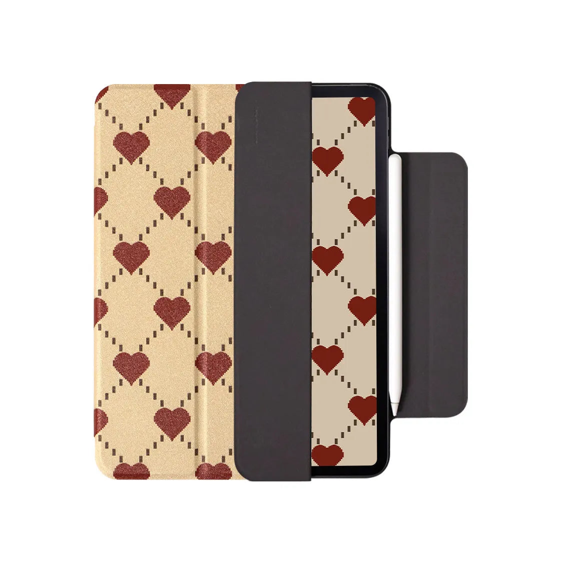 iPad Air 5 and Air 4 protective case with magnetic attachment system in polyurethane construction