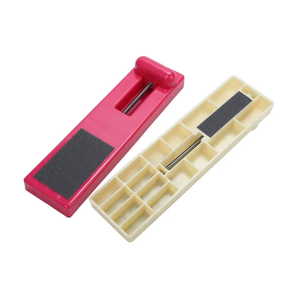 Pink and white ballet foot rotation trainer for instep strength and dancer conditioning