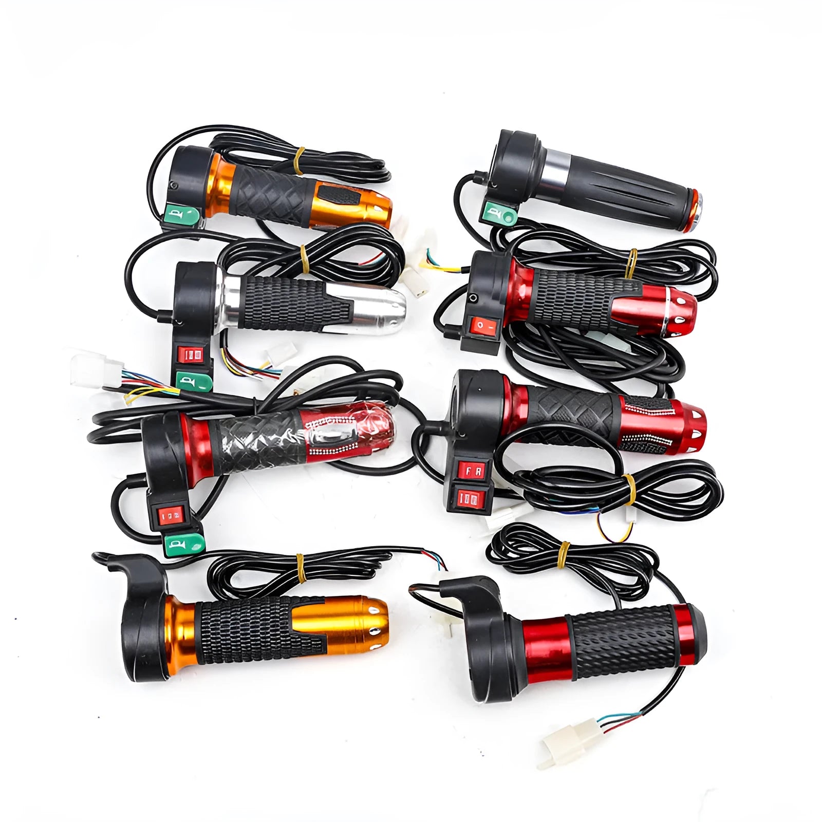 Plastic three-speed rotating accelerator handle for three-wheel electric car modification