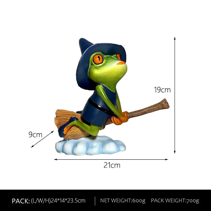 Magic Yoga Frog decoration ornament in RDW123 colour for home micro landscape displays
