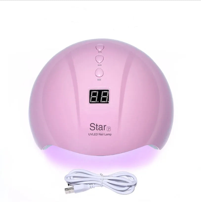 LED curtain lights with 36 white plastic stars for indoor Christmas decoration in celestial theme