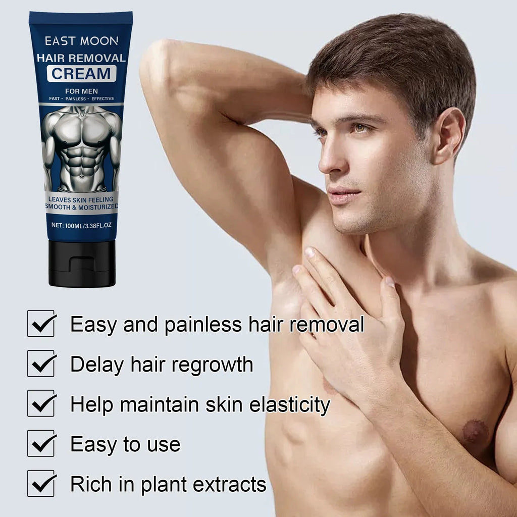 Men's hair removal cream 100ml for lip beard armpit hand leg hair removal