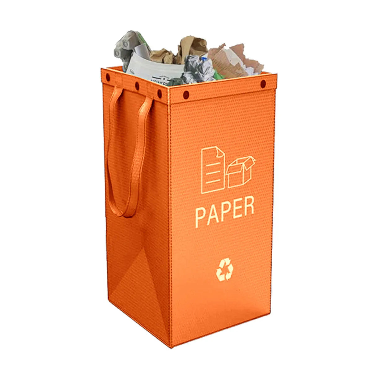 40 litre PP plastic rubbish bag roll in multiple colours for waste classification