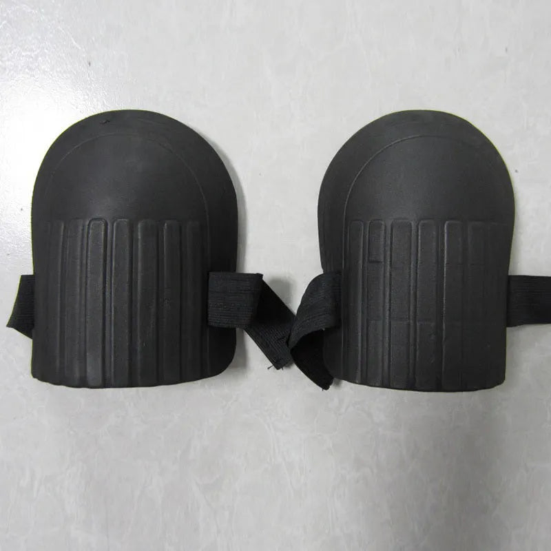 EVA knee pads for gardening in black, green, yellow colours with 19x15cm dimensions