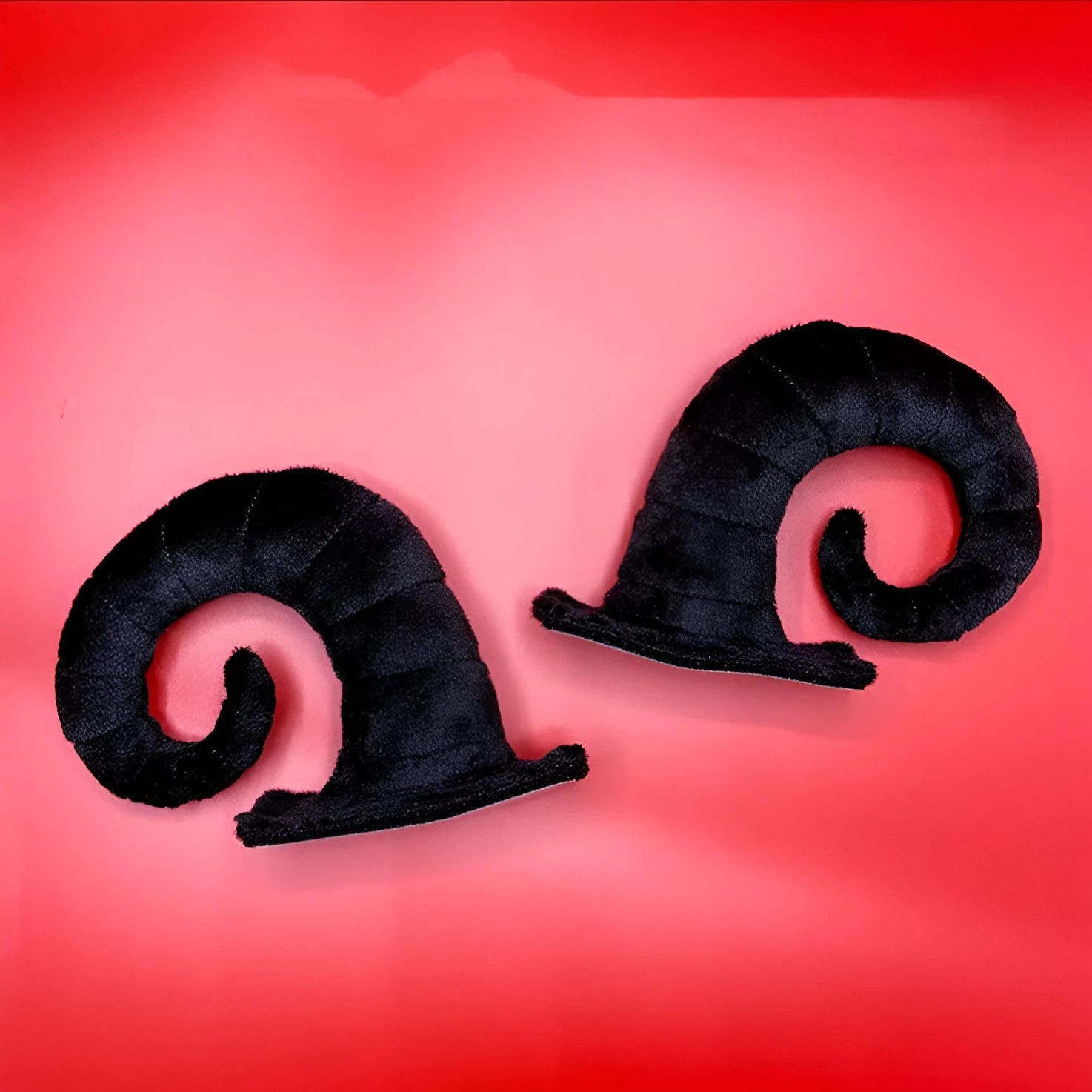 Composite fiber demon horn decorations for motorcycle helmets in four colour options