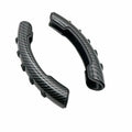 Carbon fibre black anti-slip steering wheel sleeve for 38cm diameter wheels