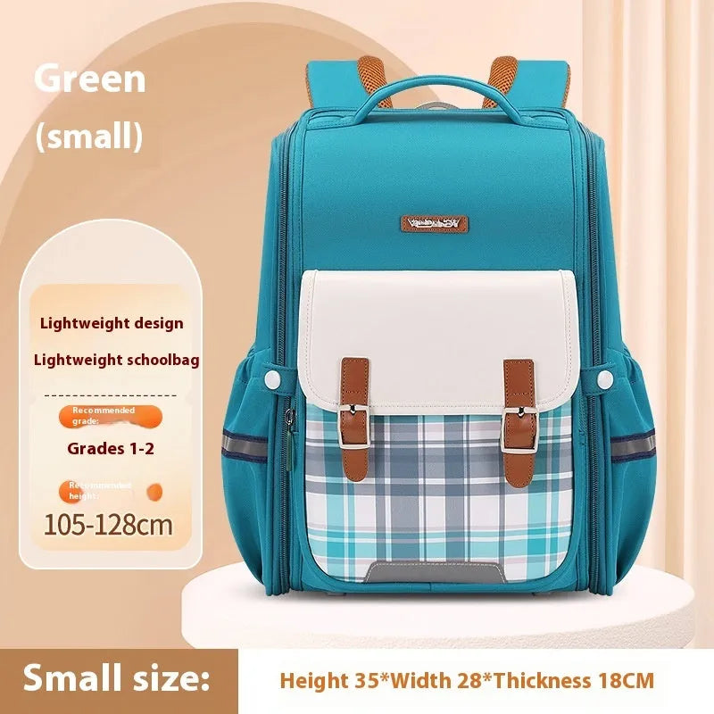 Modern Oxford cloth student schoolbag in various colours suitable for grade 5-6 students