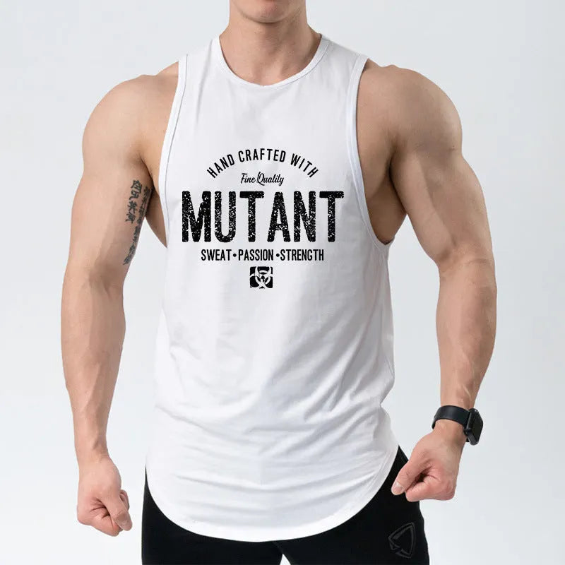 Loose fit polyester training waistvest in multiple colour variations including semicircle designs
