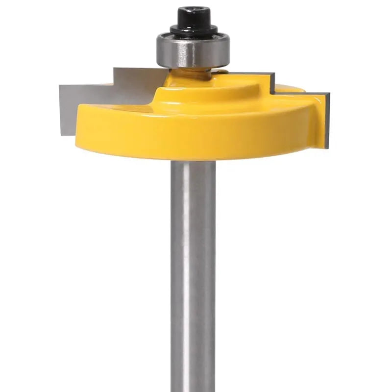 Carbide door and window step knife with 8mm round shank and 12.7mm blade for router.