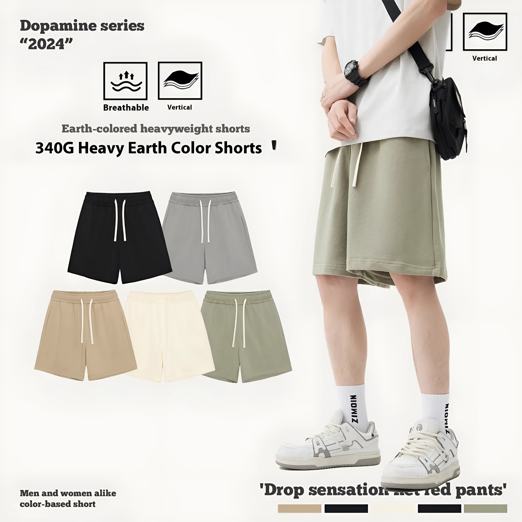 Loose fit cotton denim casual shorts for baby boys and girls in charcoal grey colour