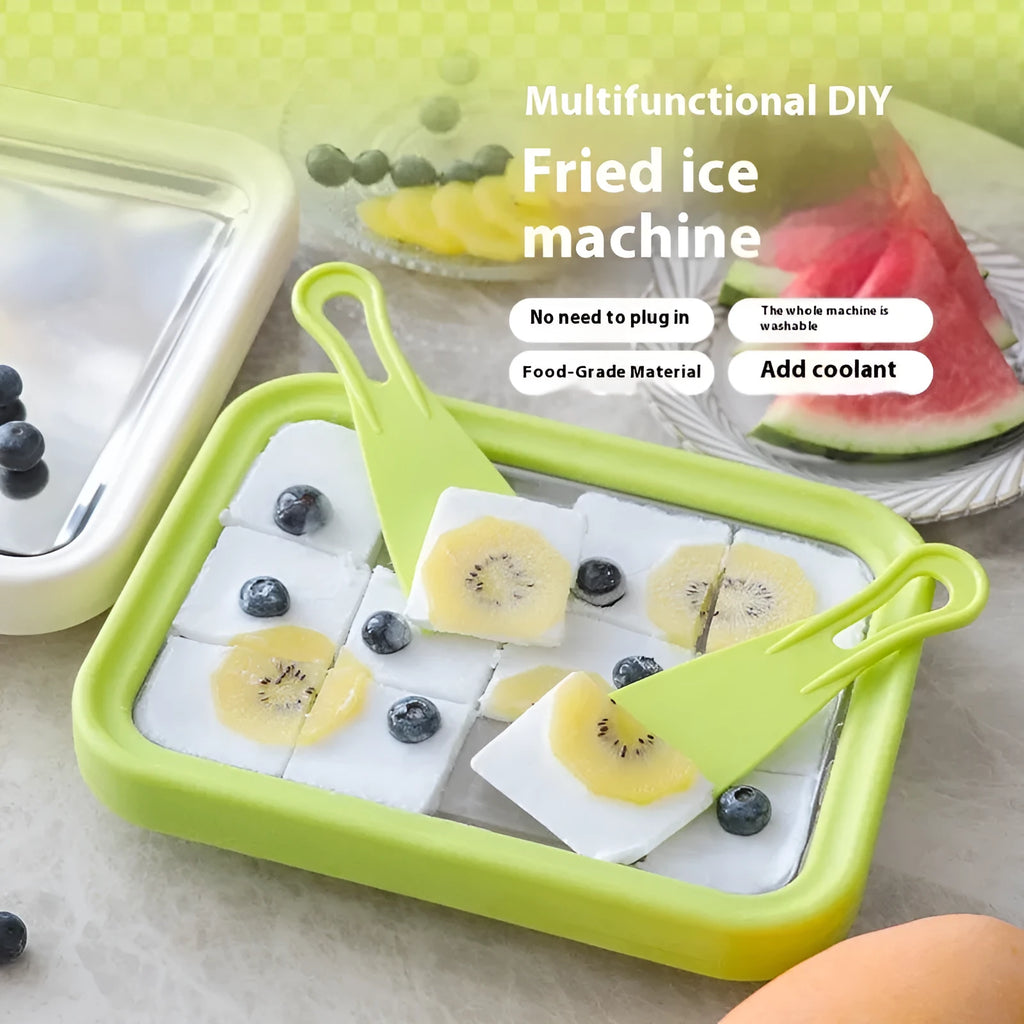 Children's DIY fried yogurt machine in four colours with 22.5cm x 17.5cm dimensions