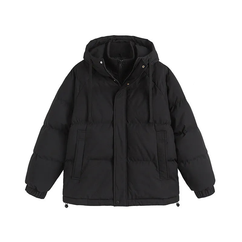 Loose winter padded coat with side pockets in six colour options