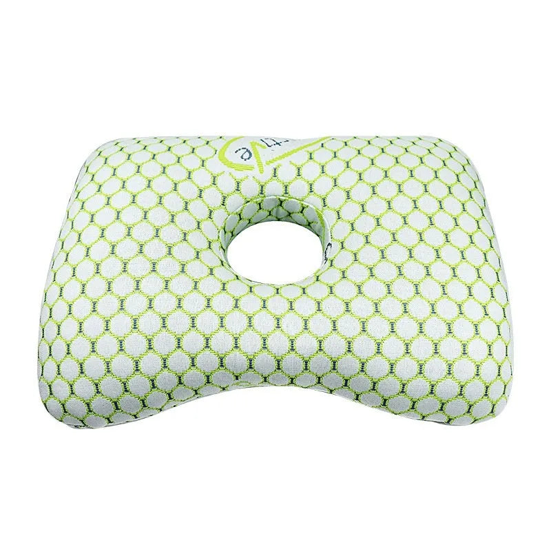 Beauty salon single hole ear pillow with detachable cover in Boer Gray colour for facial treatments