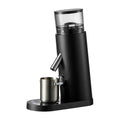 Portable electric coffee grinder machine in retro style with stainless steel 0.5L reservoir.
