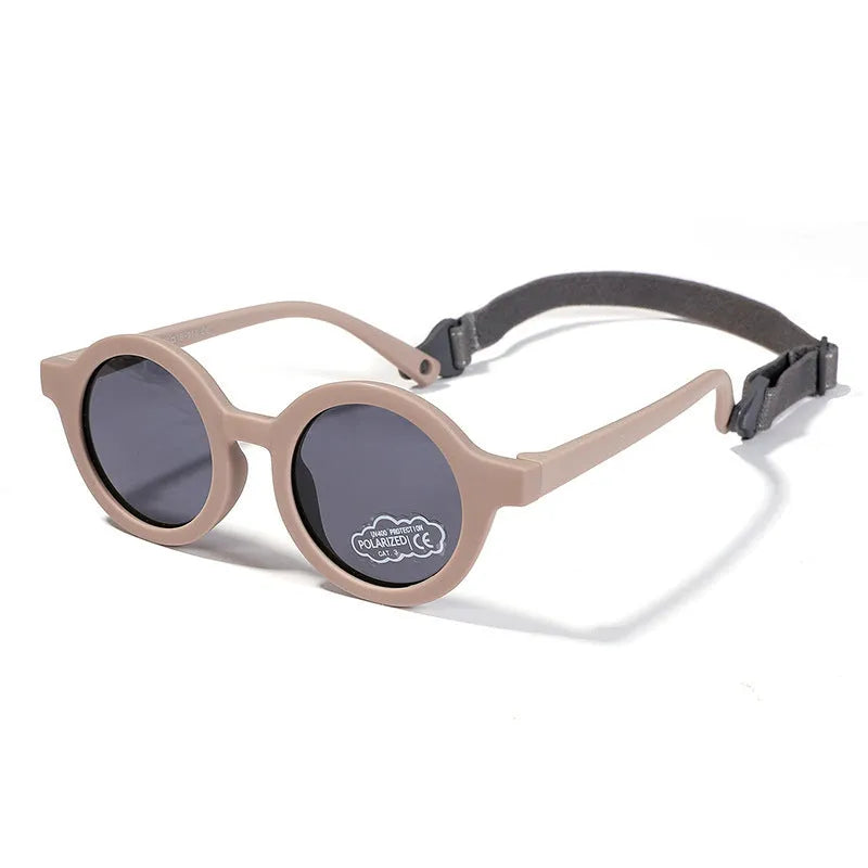 Children's round-frame sunglasses with UV400 protection for 0-3 year olds in various colours