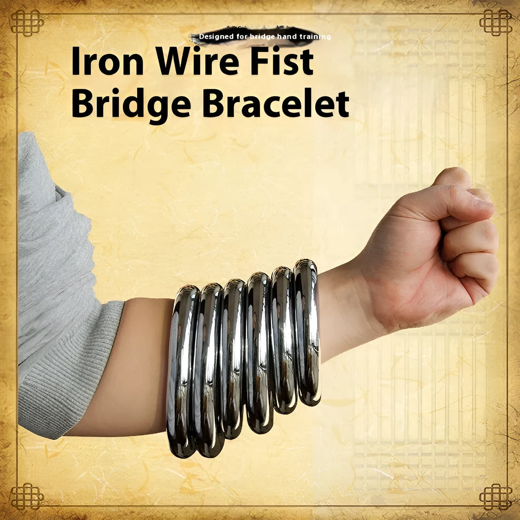 Iron Arm Skill Wing Chun carbon steel training ring in three sizes for martial arts conditioning