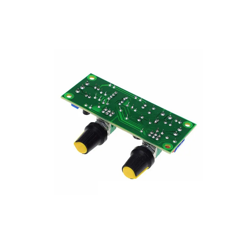 Single power supply 10-24V super dynamic bass boost front stage audio circuit board on FR-4 fibreglass PCB