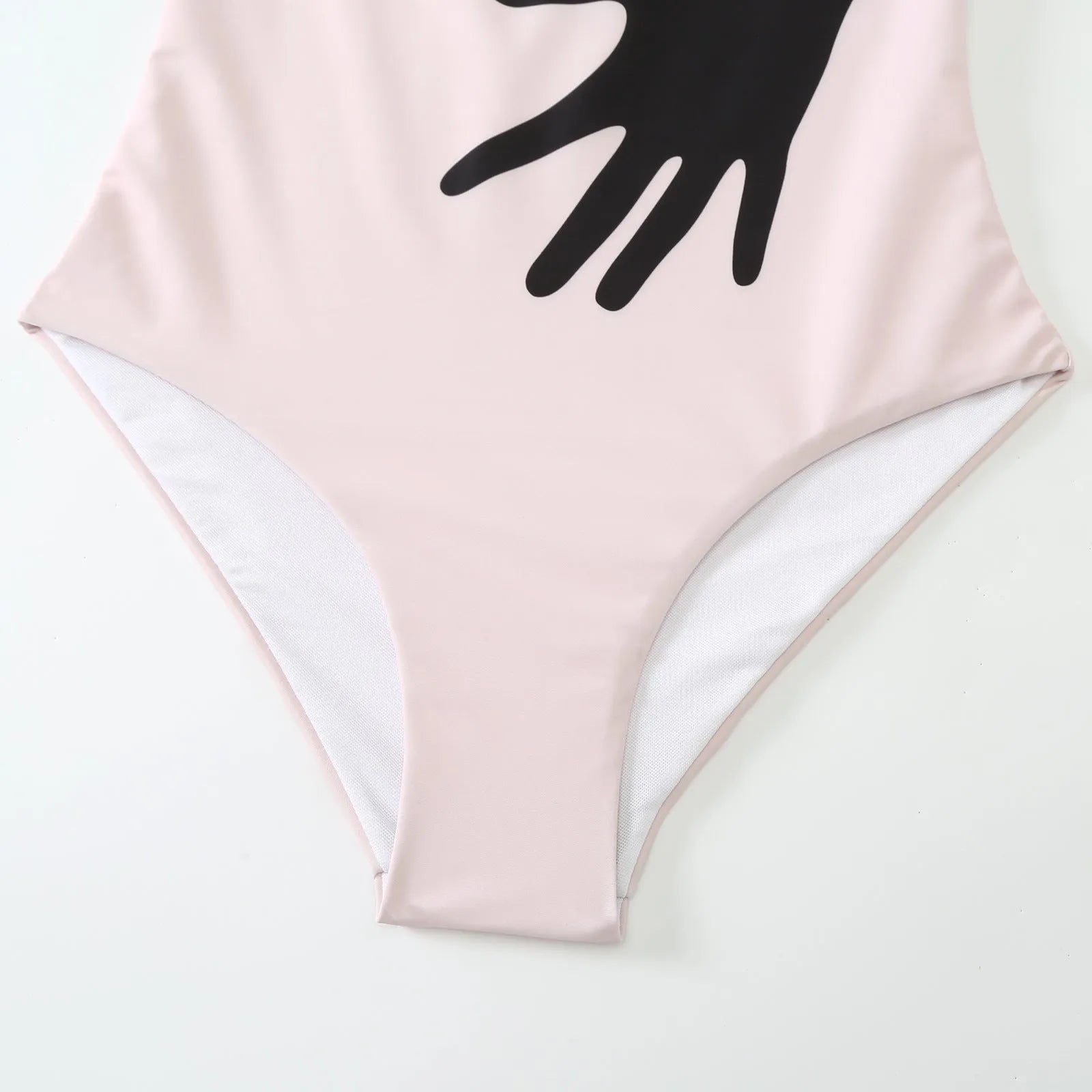 Women's patterned polyester bikini swimsuit with removable tulle skirt in available sizes